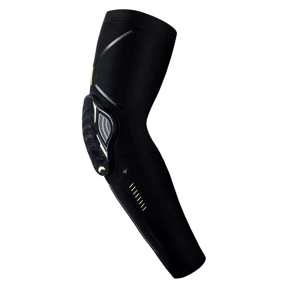 Sports Arm Guard Compression Sleeve - Crashproof Elbow Protector with UV Protection for Running, Fishing, and Cycling