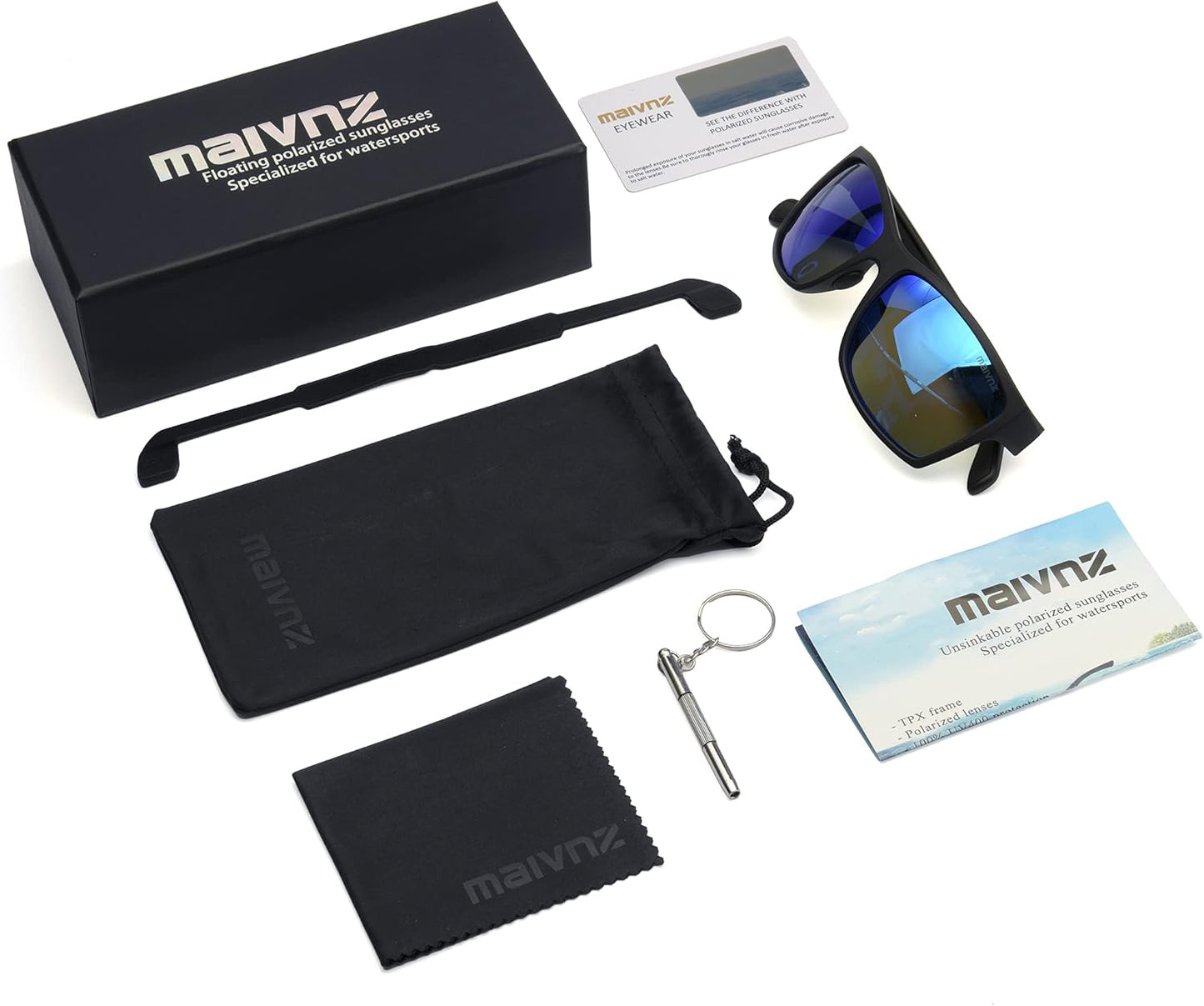 Floating Polarized Fishing Sunglasses for Men UV Protection Fishing Glasses Boating Kayaking Water Sport Glasses