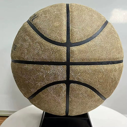 Cowhide Texture Basketball Gift Basketball for Son Size 7 Competition Basketball Standard Ball Men Team Basketball Birthday